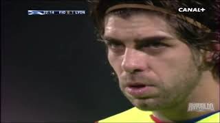 Juninho Free Kicks Fiorentina vs Lyon 0809 [upl. by Nets]