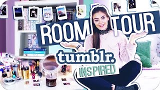 ROOMTOUR 2016 ◆Tumblr amp Pinterest inspirierte Deco amp DIY Tipps  ImJette [upl. by Roshelle]