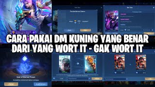 TIER LIST MENGGUNAKAN DIAMOND KUNING PALING WORTH IT  DAPAT APA SAJAH MOBILE LEGENDS [upl. by Nairdad]