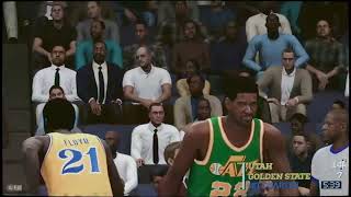 NBA2K24 MyLeague December 27th 1983 Utah Jazz 226 vs Golden State Warriors921 [upl. by Ydna509]