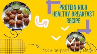 Protein Rich Healthy Breakfast Recipe Soya Chunks Recipe Weight loss Recipe [upl. by Aytak908]