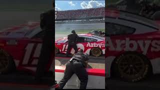 Wild NASCAR pit stop talladega [upl. by Lampert685]