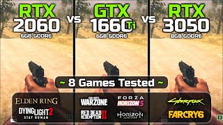 RTX 2060 vs GTX 1660 Ti vs RTX 3050  A Real Battle🔥 [upl. by Alliuqet]