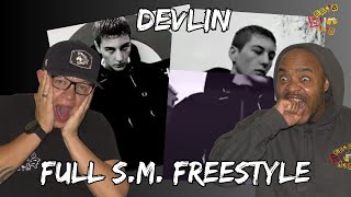 DEVLIN AINT HUMAN  Americans React to Devlin Full SM Freestyle [upl. by Bendite]