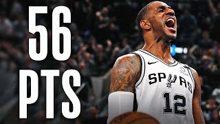 LaMarcus Aldridge CareerHigh 56 Points Performance [upl. by Osrit]