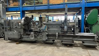 53”x132”cc POREBA Engine Lathe TR135B23M 1990 [upl. by Philina]