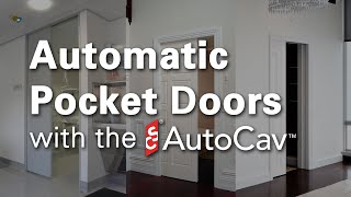 Automatic Pocket Door Systems for Commercial and Residential Use  Cavity Sliders Product Spotlight [upl. by Ahsinrat]