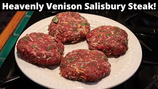 Easy Ground Venison Salisbury Steak Recipe [upl. by Mccurdy]