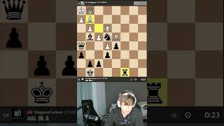 Magnus Carlsen plays BEAUTIFUL SMOTHERED MATE [upl. by Noirda]