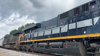 Test CSX New Georgia Railroad Train Passed [upl. by Koorb]