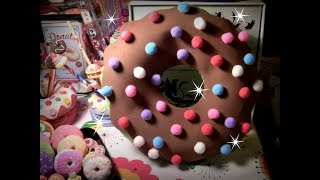 ✂️DIY 🍩Donuts fai da te quotCuscino Ciambellaquot🍩  video richiesto [upl. by Eimmac]