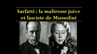 Margherita Sarfatti  la maîtresse juive et fasciste de Mussolini [upl. by Ainahtan]