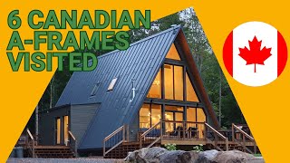 6 AVRAME aframe homes we visited [upl. by Antrim205]