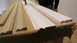 How To Prime Skirting Board Architrave amp Other Interior Mouldings  Easy DIY Tutorial [upl. by Bush413]