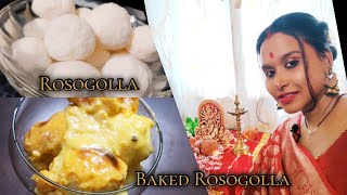 Bengali Rosogolla Recipe  Baked Rosogolla Recipe  Rasgulla  Bengali Dessert l [upl. by Wieren]