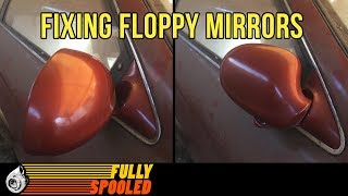 How To Fix Loose Side View Mirrors For Free  Lexus SC400 Drift Build Ep47 [upl. by Eidnarb77]