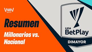 Millonarios vs Nacional resumen y goles  Liga BetPlay 20242  Cuadrangulares  Fecha 3 [upl. by Oznecniv]