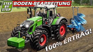 LS25 Richtige BODENBEARBEITUNG  So bekommst du 100 ERTRAGSBONUS  Farming Simulator 25 [upl. by Marshal265]