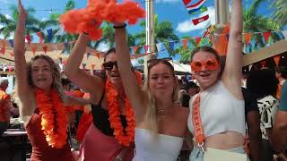 EK Voetbal 2024 feest op het Oranjeplein in Aruba [upl. by Faline774]