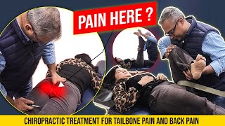 Chiropractic Treatment for Tailbone and Back Pain backpain tailbonepain hippain chiropractic [upl. by Debbee906]