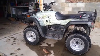 2008 Wildfire WF300Q quad camo ATV 4 wheeler [upl. by Imuyam951]