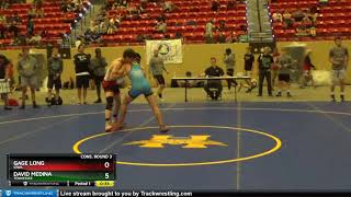 Junior 132 Gage Long Iowa Vs David Medina Tennessee [upl. by Michon]