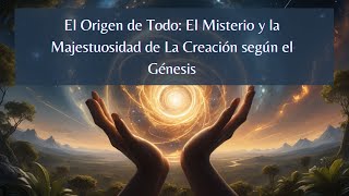 🌟El Origen de Todo El Misterio y la Majestuosidad de La Creación según el Génesis🌌🌟 [upl. by Eglanteen]