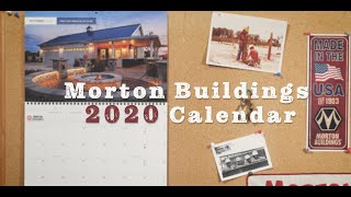 Morton Buildings 2020 Calendar Jims Hobby Garage [upl. by Haran]