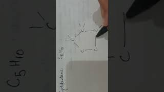 cyclopentane  cyclopentane structure  cyclopentane class10  chemistry carbon and its compounds 10 [upl. by Hameean]