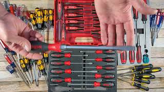 Wiha vs Wera vs Vessel vs Milwaukee vs Craftsmen vs Harbor Freight vs Stanley Screwdriver Comparison [upl. by Claire]