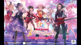 BandoriBang dream girls band party 6th anniversary menuspecial login theme [upl. by Joyann902]