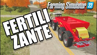 PULVERIZADOR DE FERTLIZANTE BREDAL K105 NA APLICAÇÃO DE FERTILIZANTE  FARMING SIMULATOR 22 EP13 [upl. by Kcirdnekal]