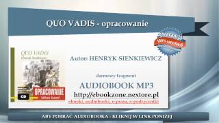 QUO VADIS  opracowanie  HENRYK SIENKIEWICZ  audiobook mp3  Bestseller [upl. by Karyn735]