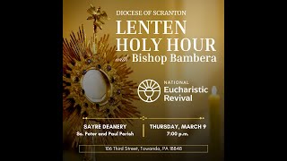 Lenten Holy Hour at SS Peter amp Paul Parish Towanda [upl. by Jasun]