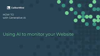 Monitor your Website with AI [upl. by Johnny]