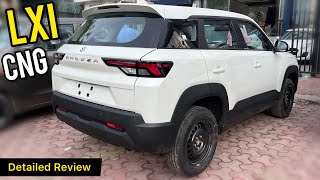 2023 Brezza Lxi Cng Review 🔥 Brezza CNG Base Model Review 🔥 All Details Coverd [upl. by Hailahk223]