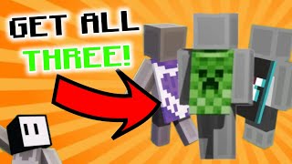 HOW TO GET ALL 3 OF THE NEW MINECRAFT CAPES  Glitch mask [upl. by Eidnam]