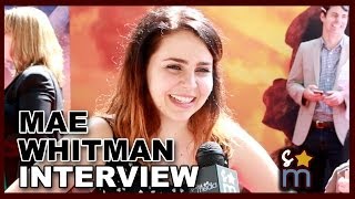 Mae Whitman Talks Tinker Bell amp Parenthood  The Pirate Fairy Premiere Interview [upl. by Corabel]