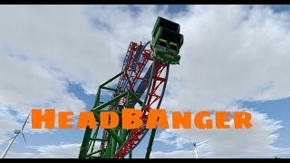 No Limits 2 Coaster  Headbanger  Gerstlauer Bobsled Coaster [upl. by Elfreda439]