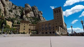 Montserrat Monastery near Barcelona [upl. by Ynattir528]