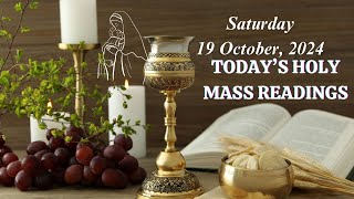 Todays Mass Readings  October 19 2024 Saturday  English Catholic Mass Reading and Gospel [upl. by Aran272]