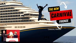 The New Carnival Firenze Ship Tour cruise [upl. by Ahsenwahs]