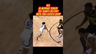 MORANT Y DURANT CLUTCH MODE nba shortvideo short viralvideo fyp basketball highlights clips [upl. by Atinahc]