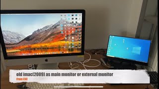 old imac as main monitor or external monitor [upl. by Payne]