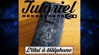 Couture  Létui à téléphone  intérmédiaire [upl. by Slein299]