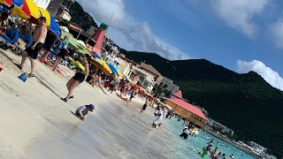 Philipsburg beach  St Maarten [upl. by Yerffe]