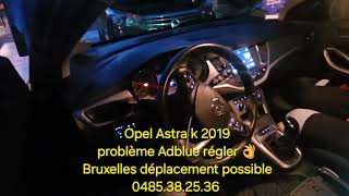 Opel astra k problème adblue [upl. by Yelahc]