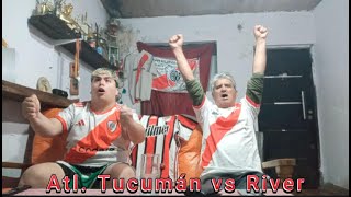 Atl Tucumán vs River  Reaccion en Familia  Liga Argentina 2024 [upl. by Nohtanoj]