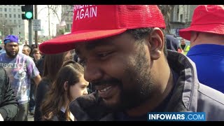 Black Trump Supporter Smacks Down CNN Reporter for Race Baiting Live [upl. by Nogem]