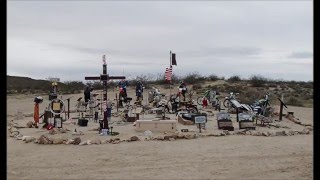 F22 Crash Site  Husky Monument  Randsburg  West Mojave BLM OHV Areas [upl. by Treat137]